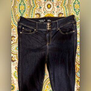 Torrid Women's Dark Wash Skinny Jeans